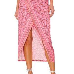 Free People It Feels Right Sarong in Cinnamon Combo Sz L
